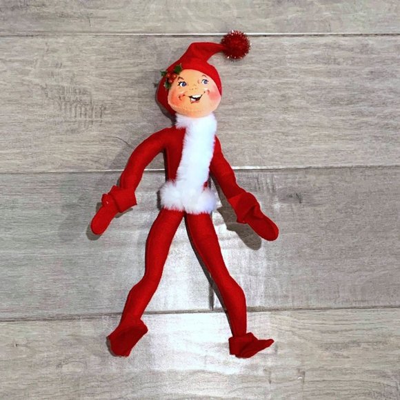 12" Annalee Poseable Christmas Elf